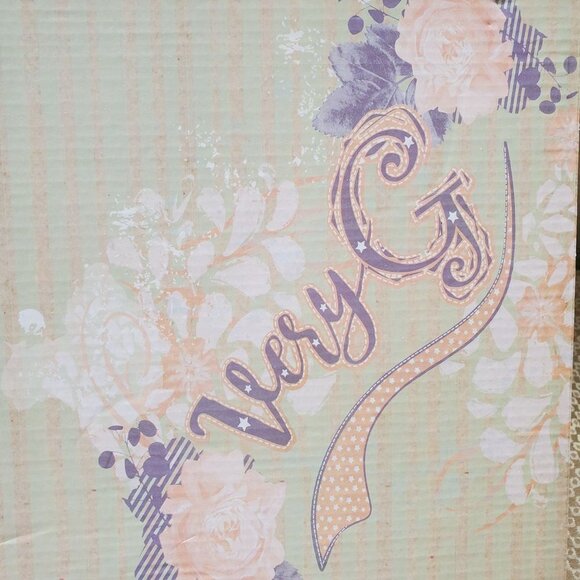 Very G Blinged Out Black Zip Up Boot Size 7.5 - Picture 16 of 16